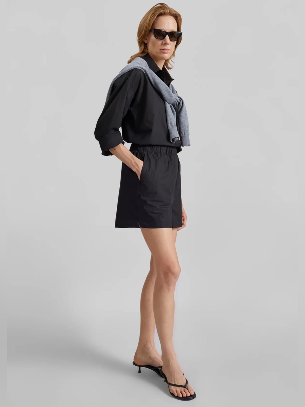 The Frankie Shop Lui Organic Cotton Boxer Shorts